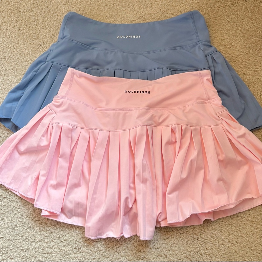 gold hinge blue and pink skirt bundle 🩷🩵